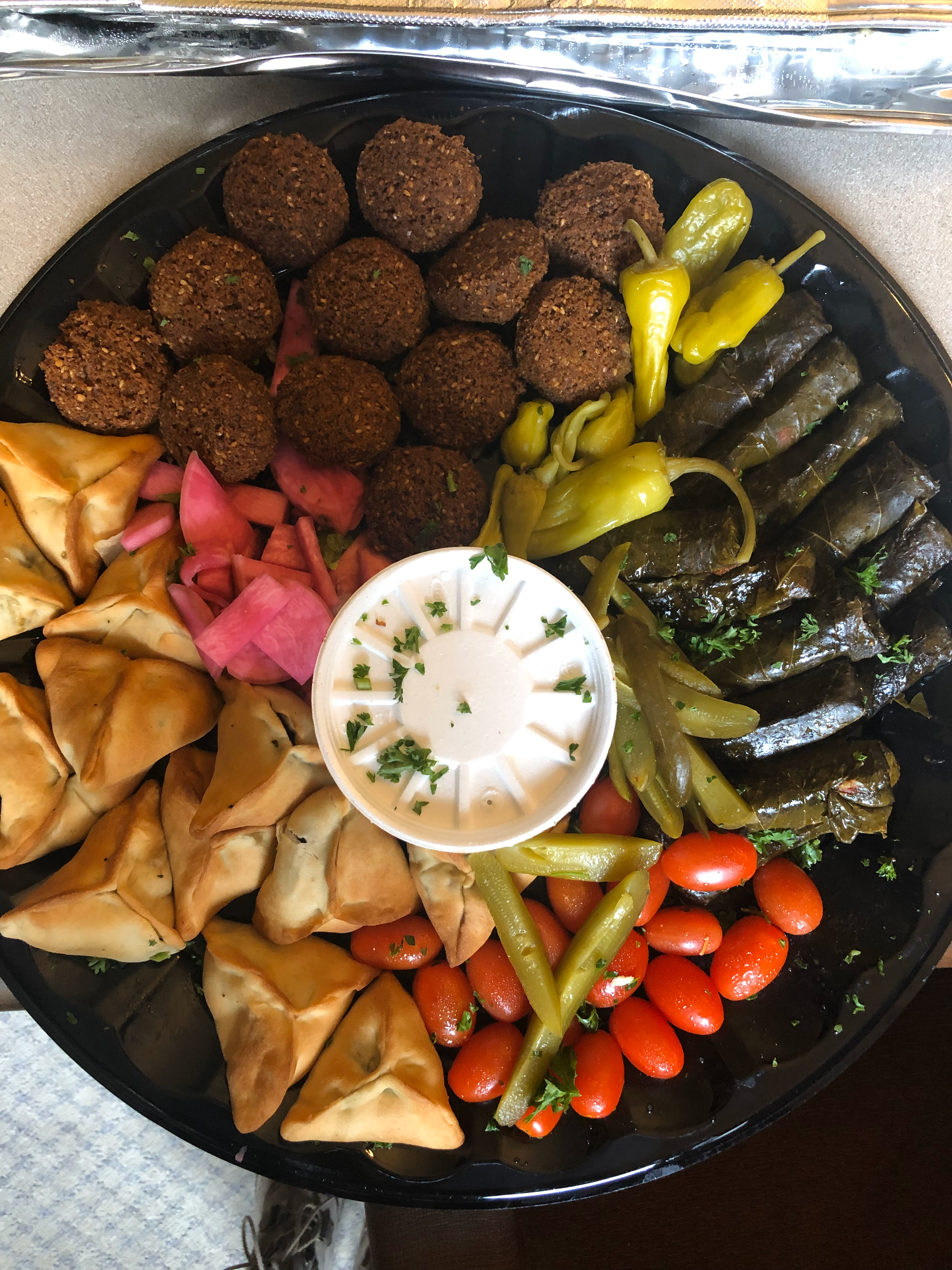 Sampler platter